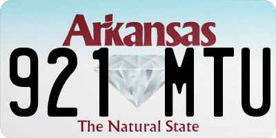 AR license plate 921MTU