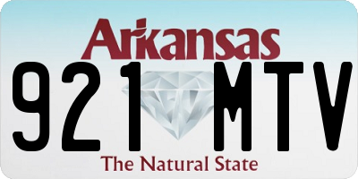 AR license plate 921MTV