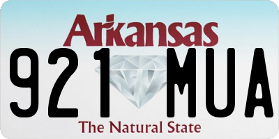 AR license plate 921MUA