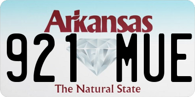 AR license plate 921MUE