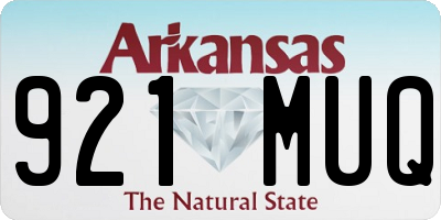 AR license plate 921MUQ