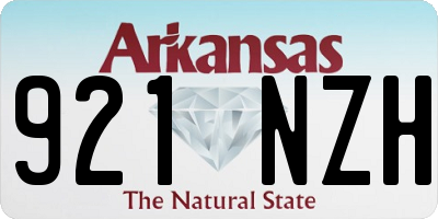 AR license plate 921NZH