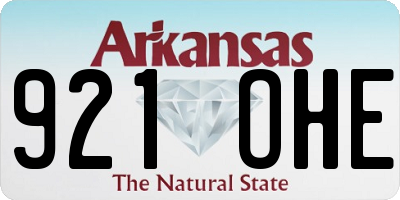 AR license plate 921OHE
