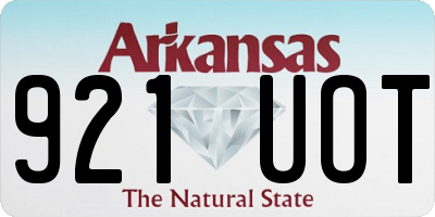AR license plate 921UOT