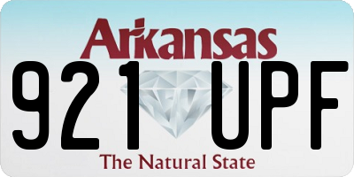 AR license plate 921UPF