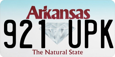 AR license plate 921UPK