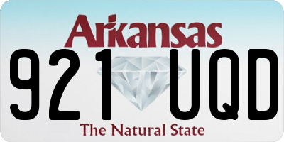 AR license plate 921UQD