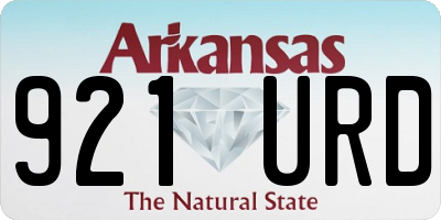AR license plate 921URD