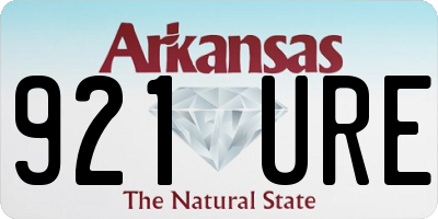 AR license plate 921URE