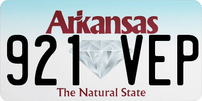 AR license plate 921VEP