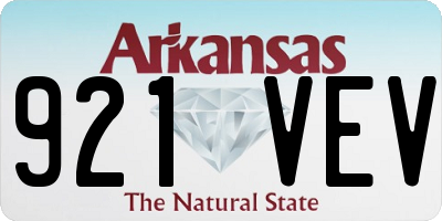 AR license plate 921VEV