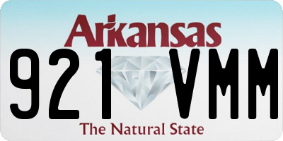 AR license plate 921VMM