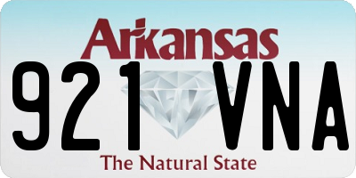 AR license plate 921VNA