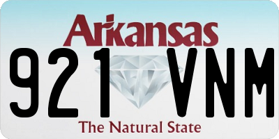 AR license plate 921VNM