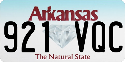 AR license plate 921VQC