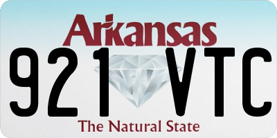 AR license plate 921VTC