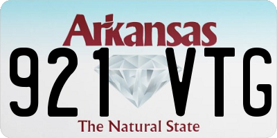 AR license plate 921VTG