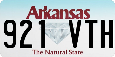 AR license plate 921VTH