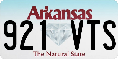 AR license plate 921VTS