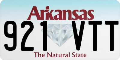 AR license plate 921VTT