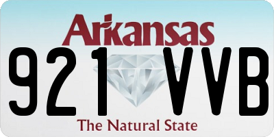 AR license plate 921VVB