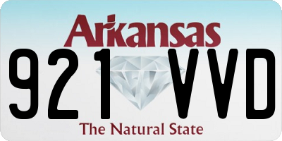 AR license plate 921VVD