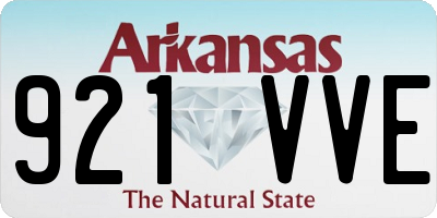 AR license plate 921VVE