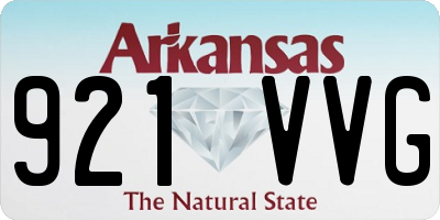 AR license plate 921VVG