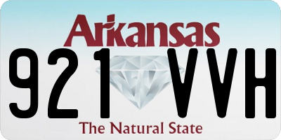 AR license plate 921VVH