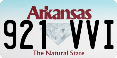 AR license plate 921VVI