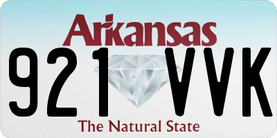 AR license plate 921VVK