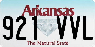 AR license plate 921VVL