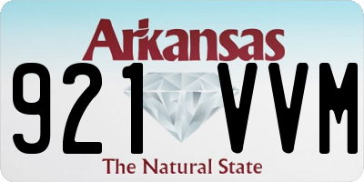 AR license plate 921VVM