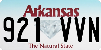 AR license plate 921VVN