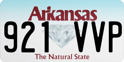 AR license plate 921VVP