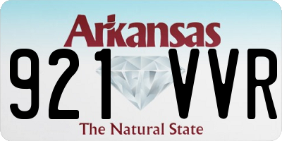 AR license plate 921VVR