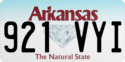 AR license plate 921VYI