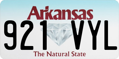 AR license plate 921VYL