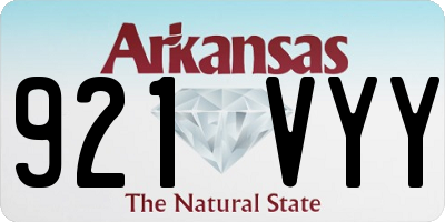 AR license plate 921VYY