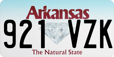 AR license plate 921VZK
