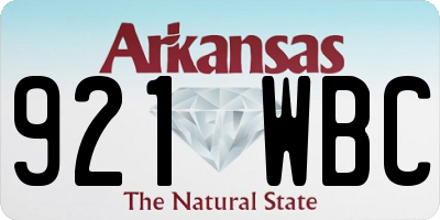 AR license plate 921WBC