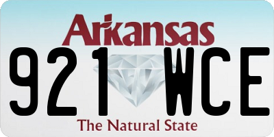 AR license plate 921WCE