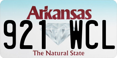 AR license plate 921WCL