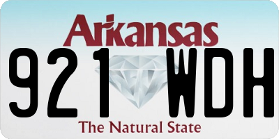AR license plate 921WDH