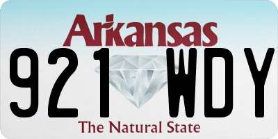AR license plate 921WDY