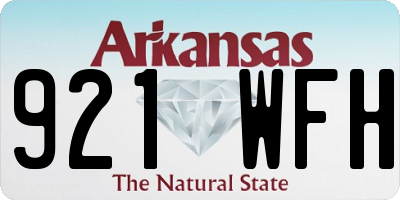 AR license plate 921WFH
