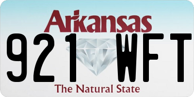 AR license plate 921WFT