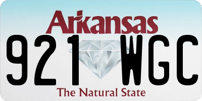 AR license plate 921WGC