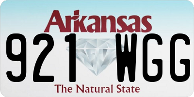 AR license plate 921WGG