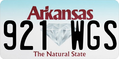 AR license plate 921WGS